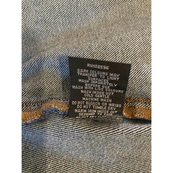 Universal Standard Denim Skirt Size L (22-24) Blue Zip /Button Front New w/ Tags - Picture 11 of 11